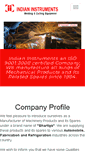 Mobile Screenshot of indianinstruments.net